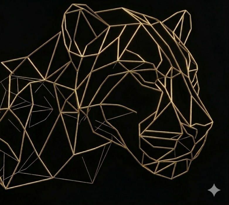 Shabeel Fleets Enterprise — gold wireframe emblem